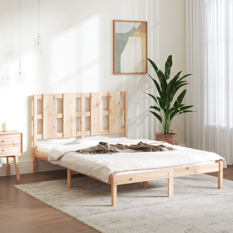 Bedframe massief grenenhout 140x190 cm
