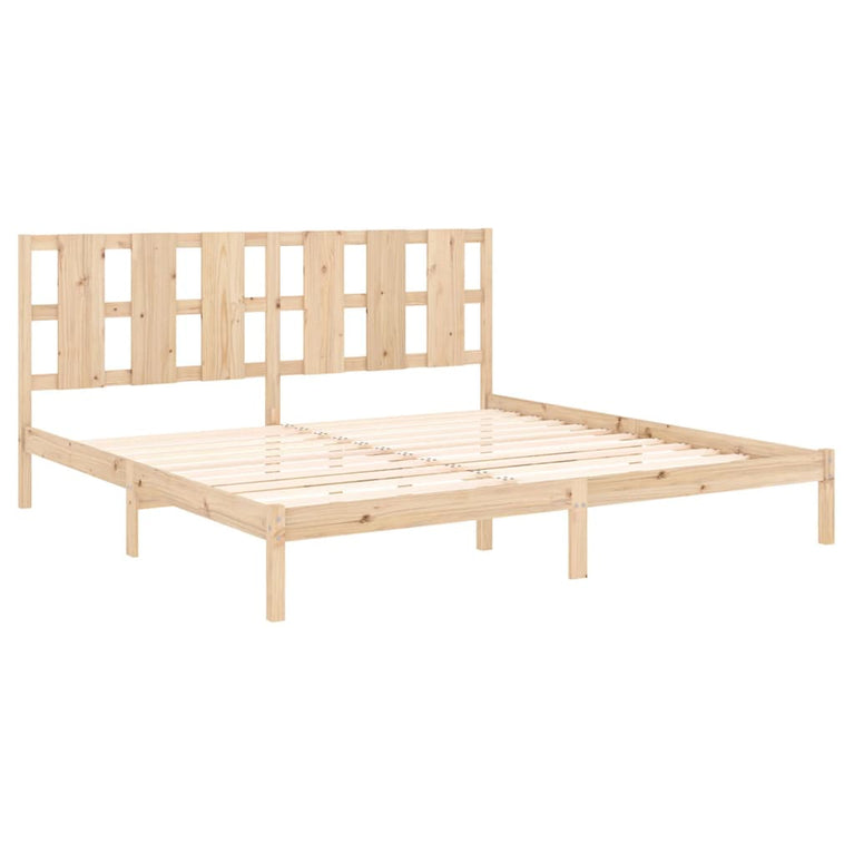 Bedframe massief hout 180x200 cm Super King Size