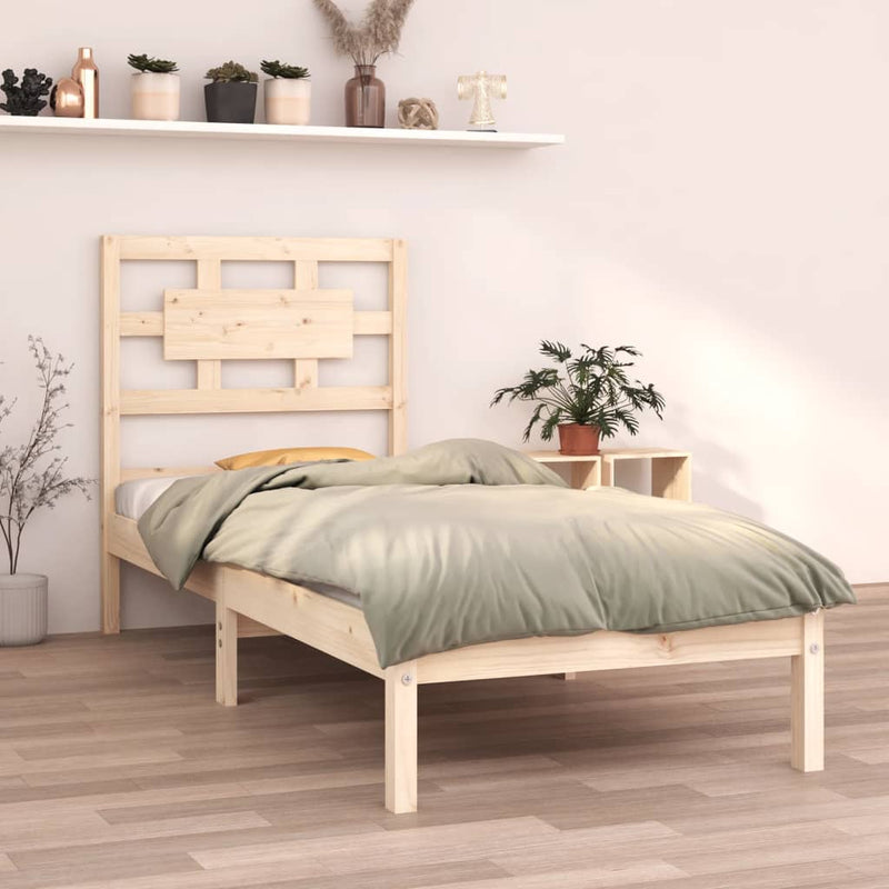 Bedframe massief hout 75x190 cm Small Single