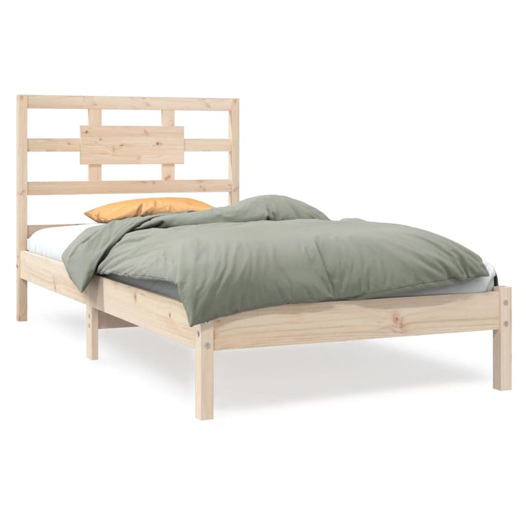Bedframe massief hout 90x190 cm Single