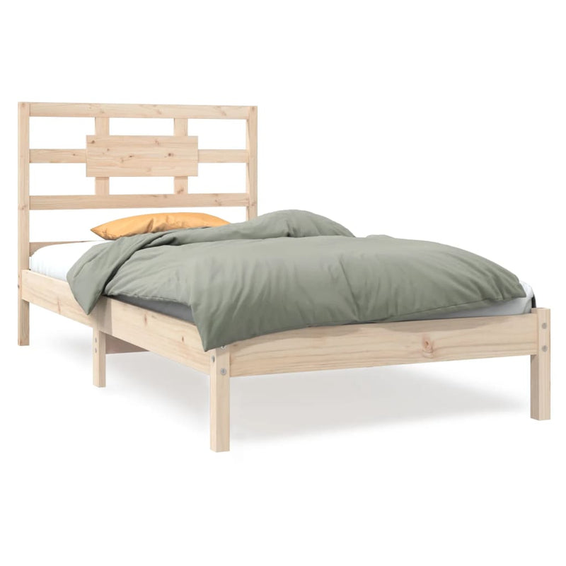 Bedframe massief hout 90x190 cm Single