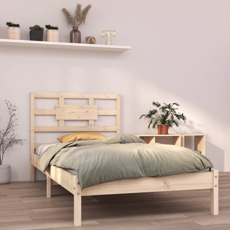 Bedframe massief hout 90x190 cm Single