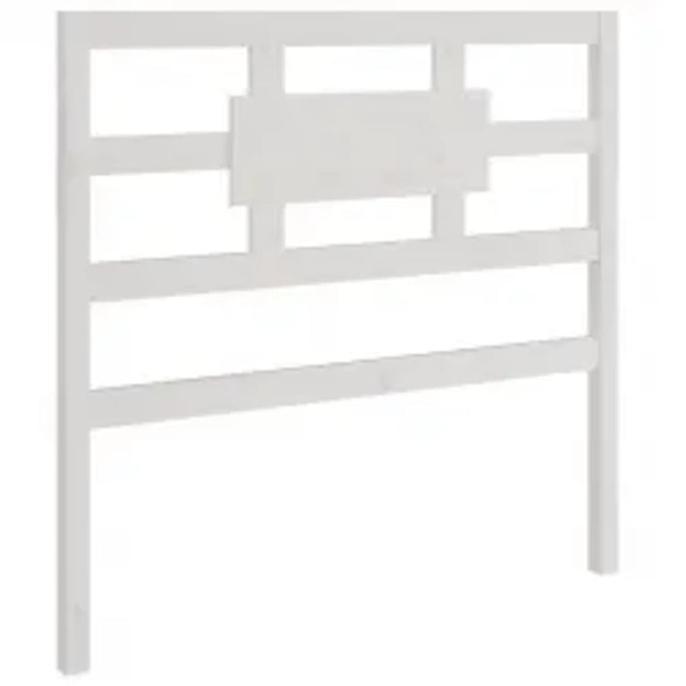 Bedframe massief hout wit 90x190 cm 3FT Single