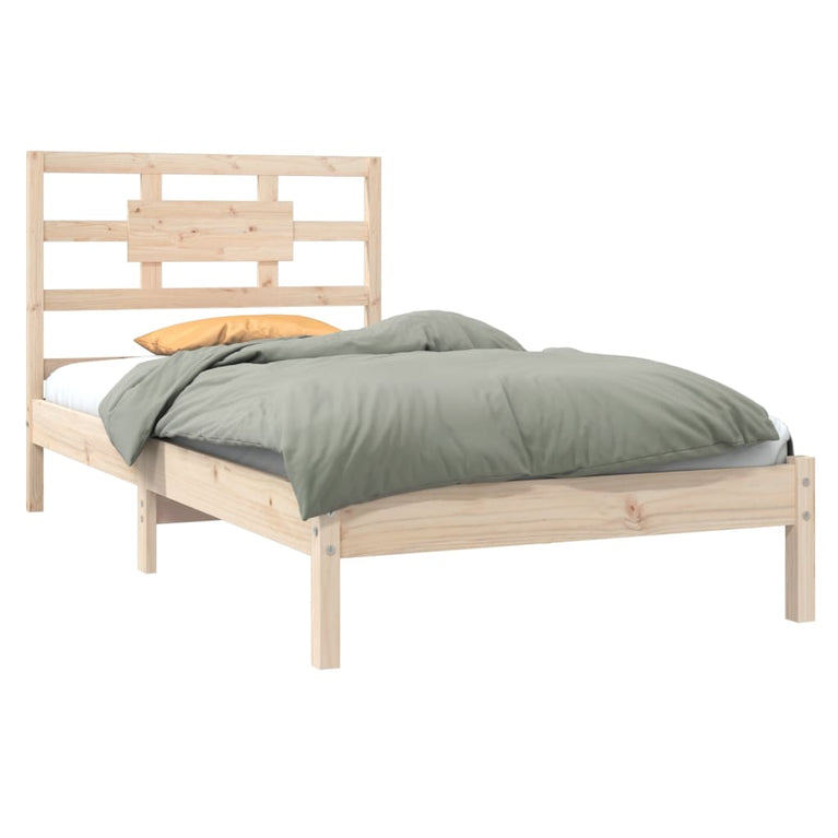 Bedframe massief hout 90x200 cm
