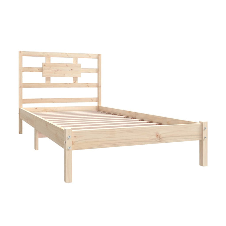 Bedframe massief hout 90x200 cm