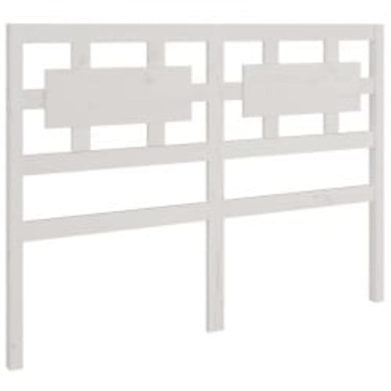 Bedframe massief hout wit 120x200 cm
