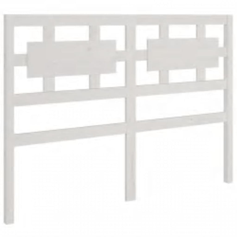 Bedframe massief hout wit 140x200 cm