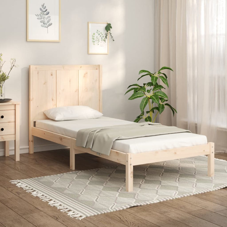 Bedframe massief grenenhout 100x200 cm