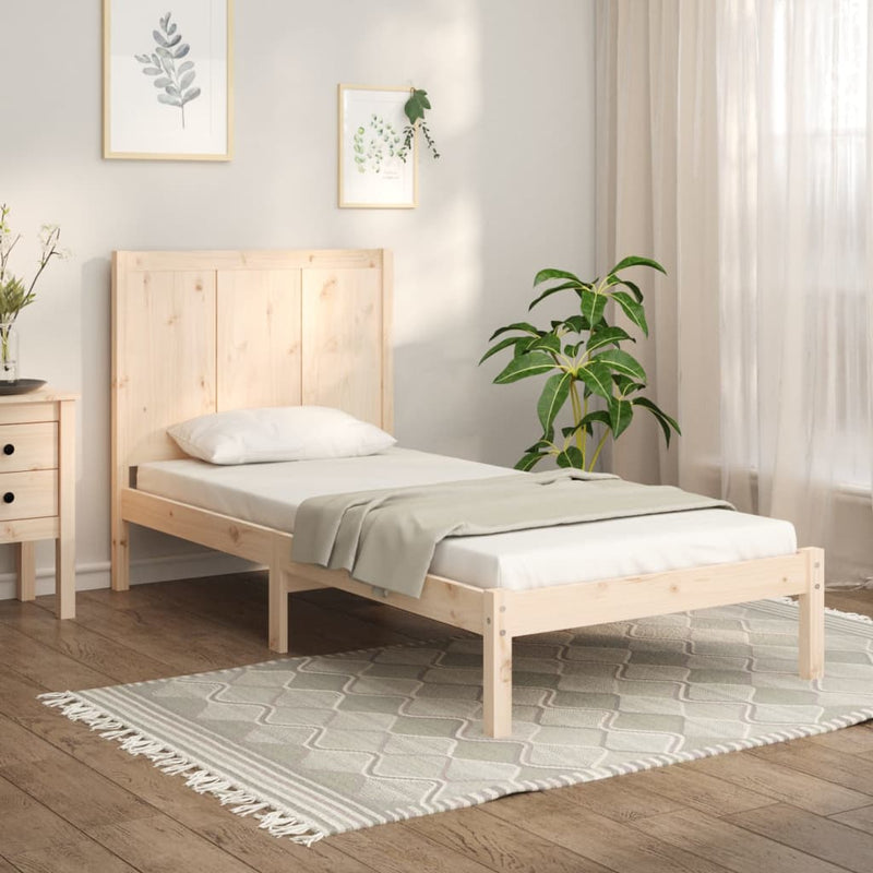 Bedframe massief grenenhout 100x200 cm