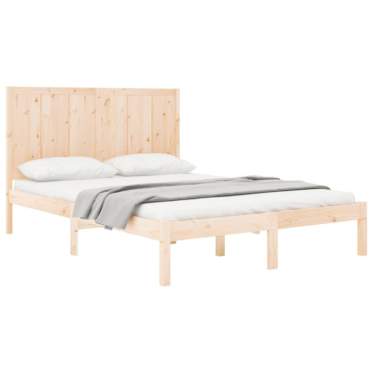 Bedframe massief grenenhout 150x200 cm King Size