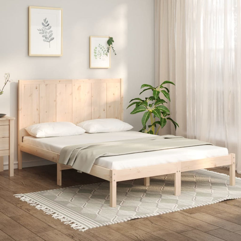 Bedframe massief grenenhout 150x200 cm King Size