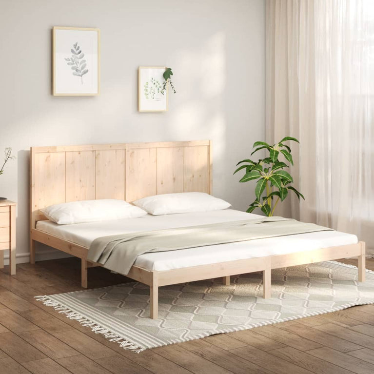 Bedframe massief grenenhout 180x200 cm Super King Size