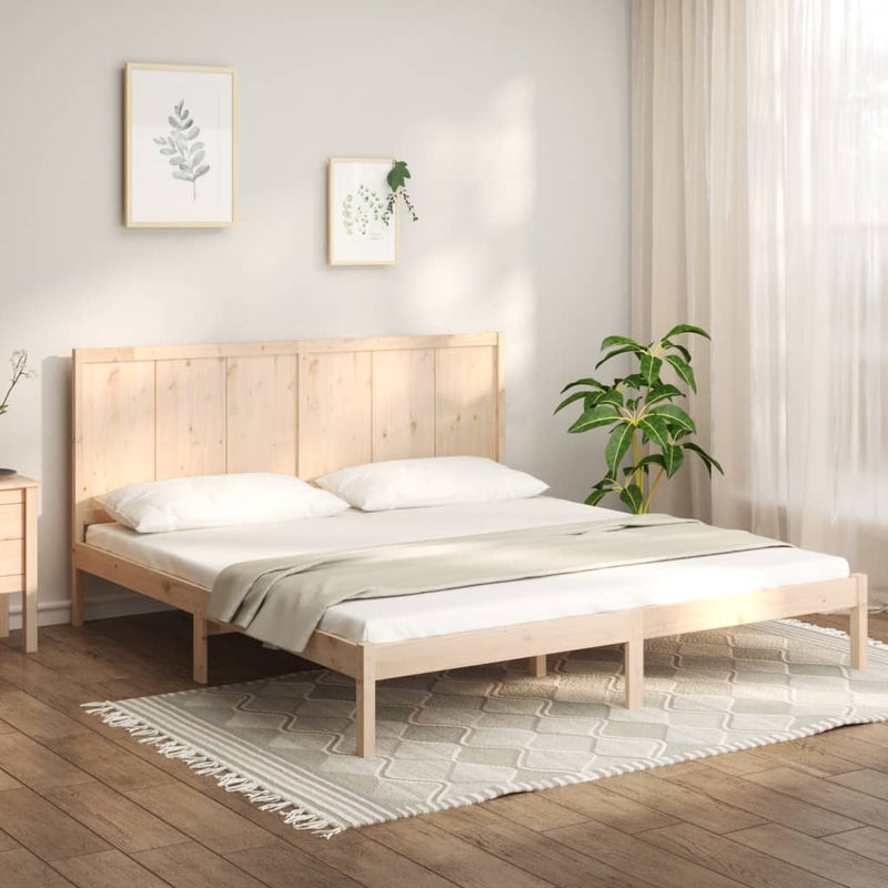Bedframe massief grenenhout 180x200 cm Super King Size