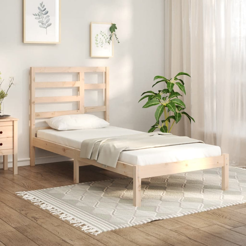 Bedframe massief hout 75x190 cm Small Single