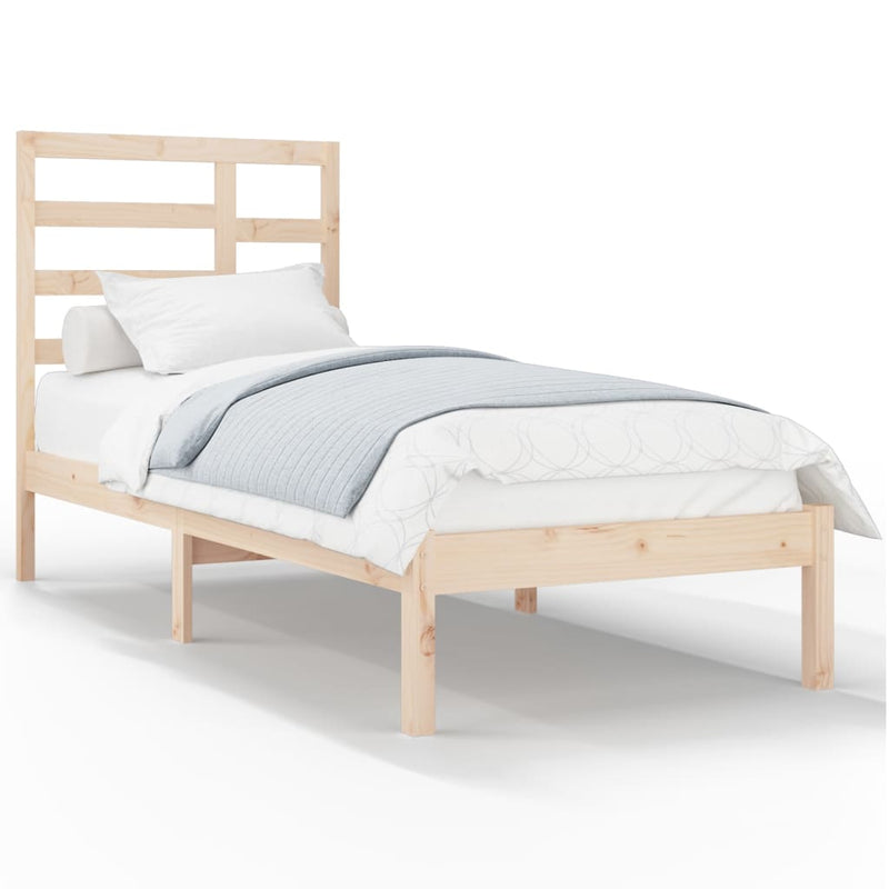 Bedframe massief hout 90x200 cm