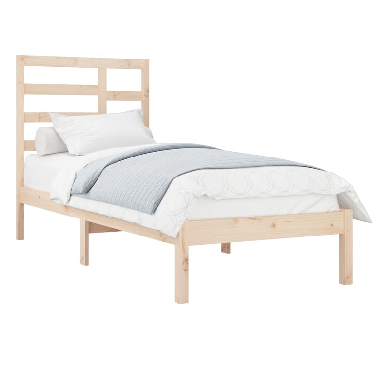 Bedframe massief hout 90x200 cm