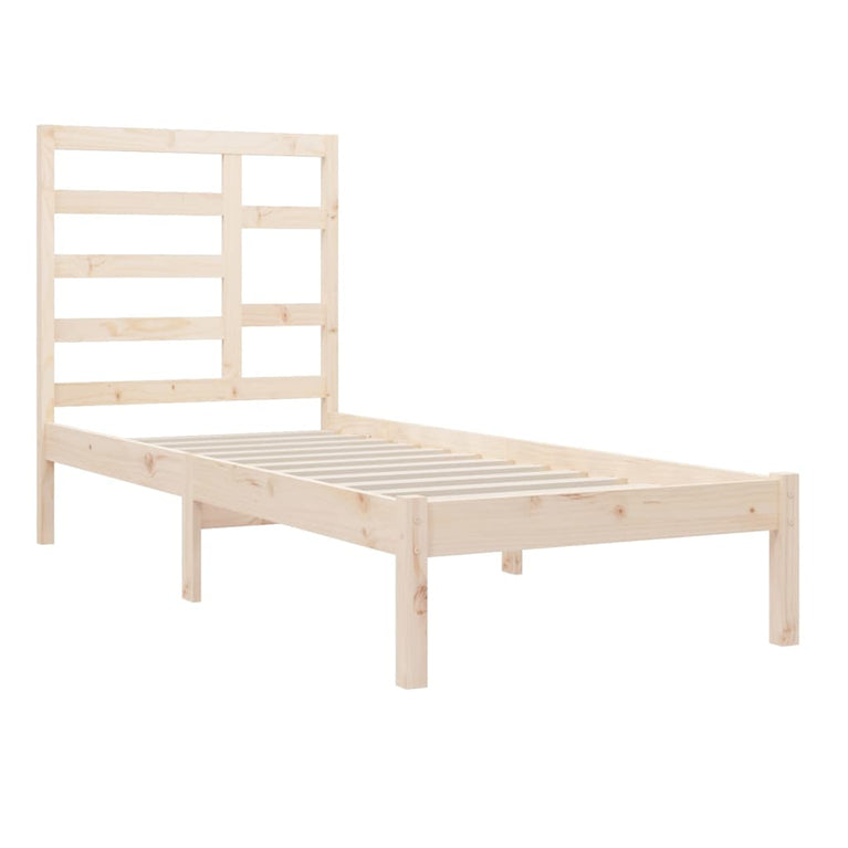 Bedframe massief hout 90x200 cm