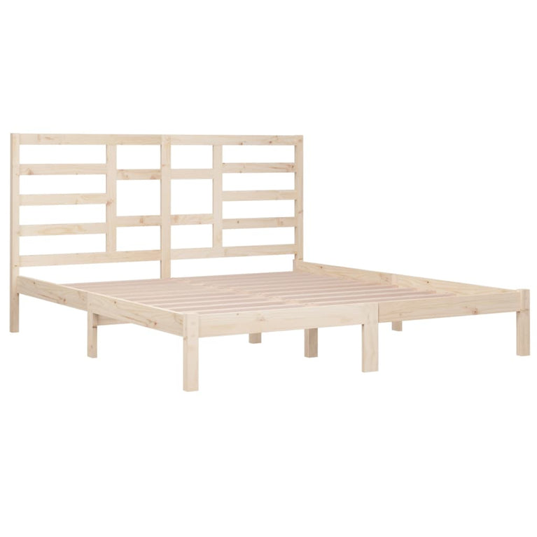 Bedframe massief hout 180x200 cm Super King Size
