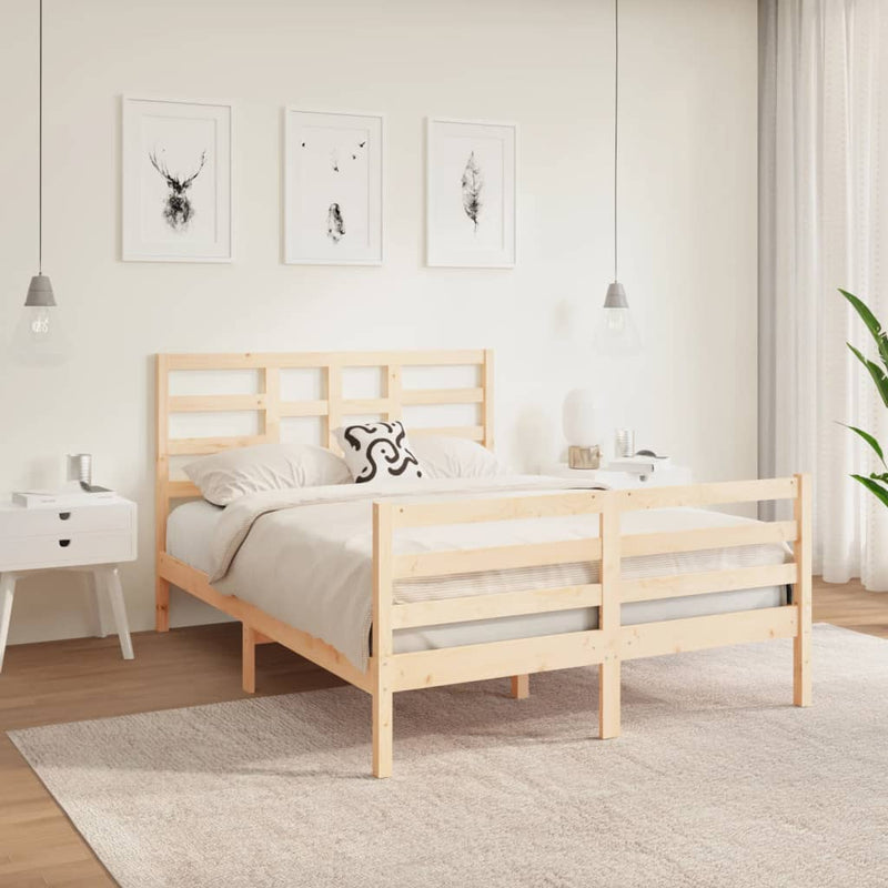 Bedframe massief hout 135x190 cm Double
