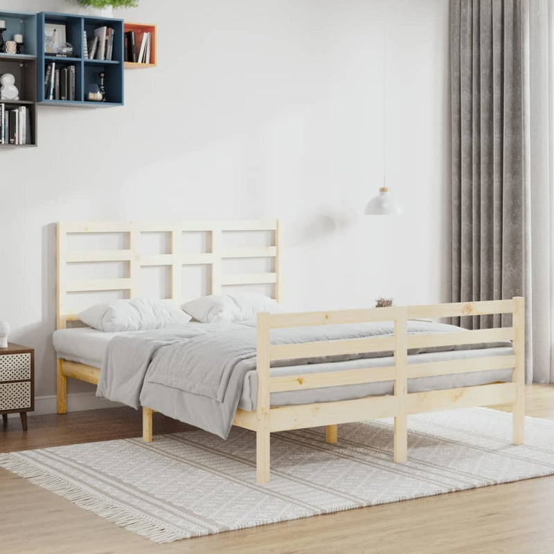 Bedframe massief hout 140x200 cm