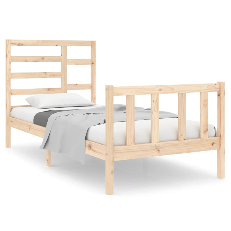 Bedframe massief hout 75x190 cm Small Single