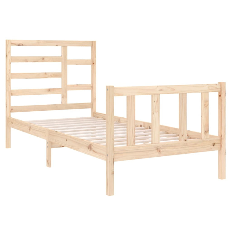 Bedframe massief hout 75x190 cm Small Single