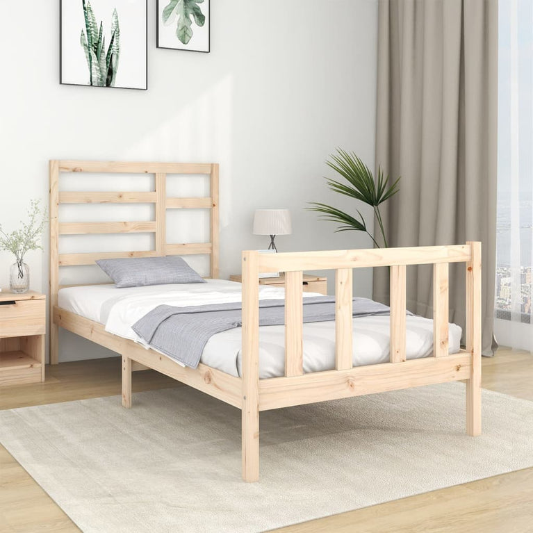 Bedframe massief hout 75x190 cm Small Single