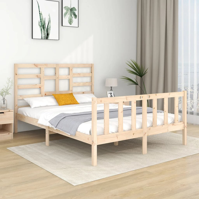Bedframe massief hout 120x190 cm Small Double