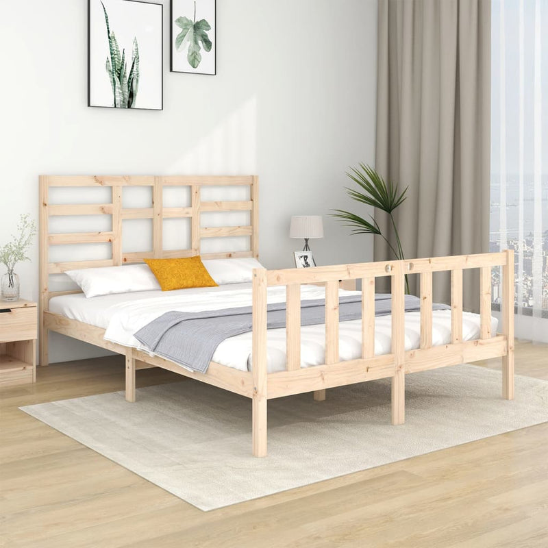 Bedframe massief hout 135x190 cm Double