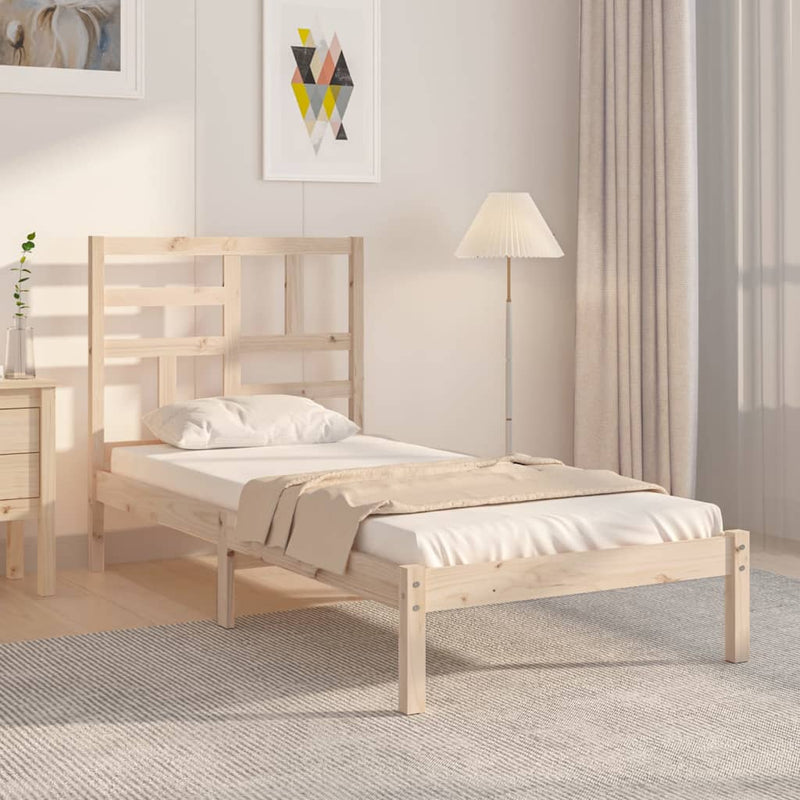 Bedframe massief hout 75x190 cm Small Single