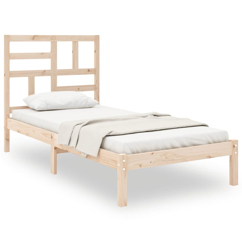 Bedframe massief hout 90x190 cm Single