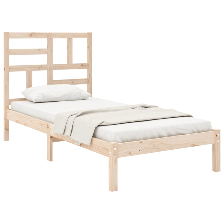 Bedframe massief hout 90x190 cm Single
