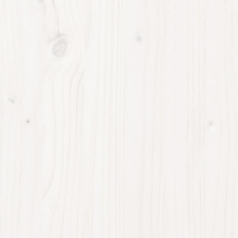 Bedframe massief hout wit 120x190 cm 4FT Small Double