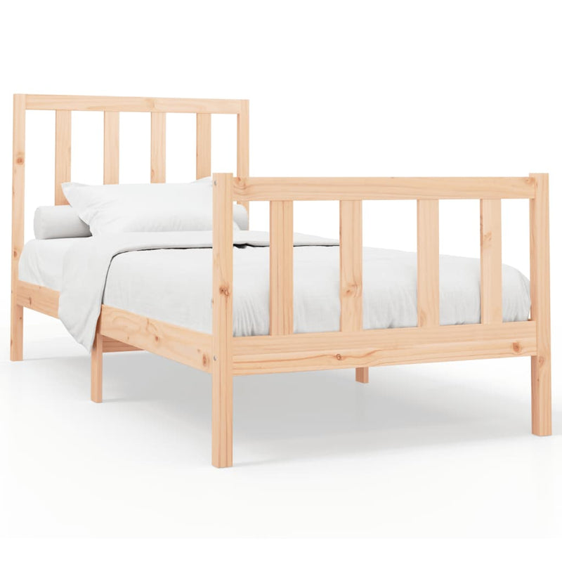 Bedframe massief grenenhout 90x200 cm