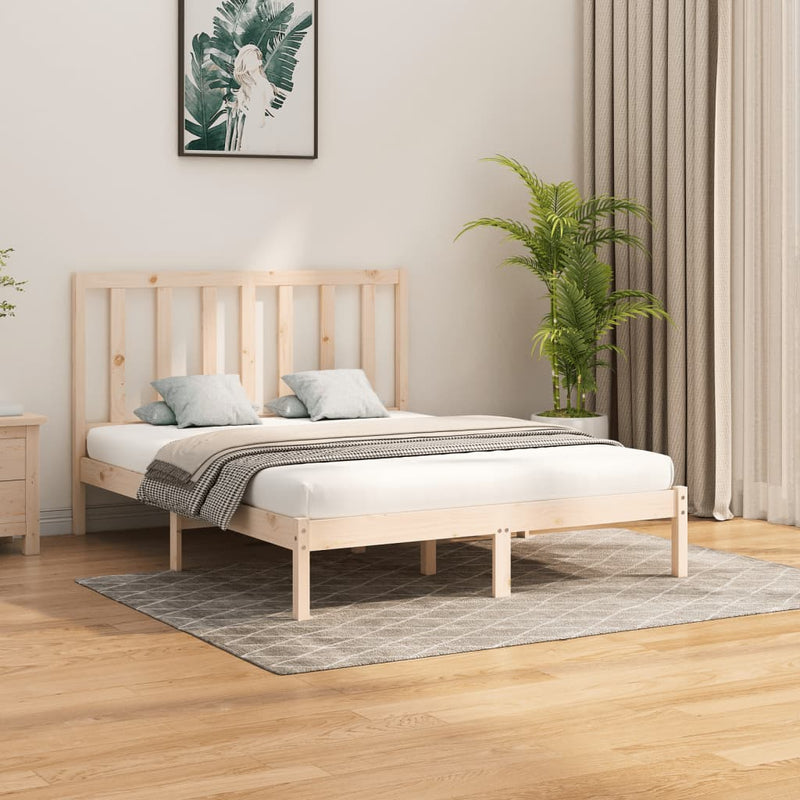Bedframe massief hout 140x200 cm