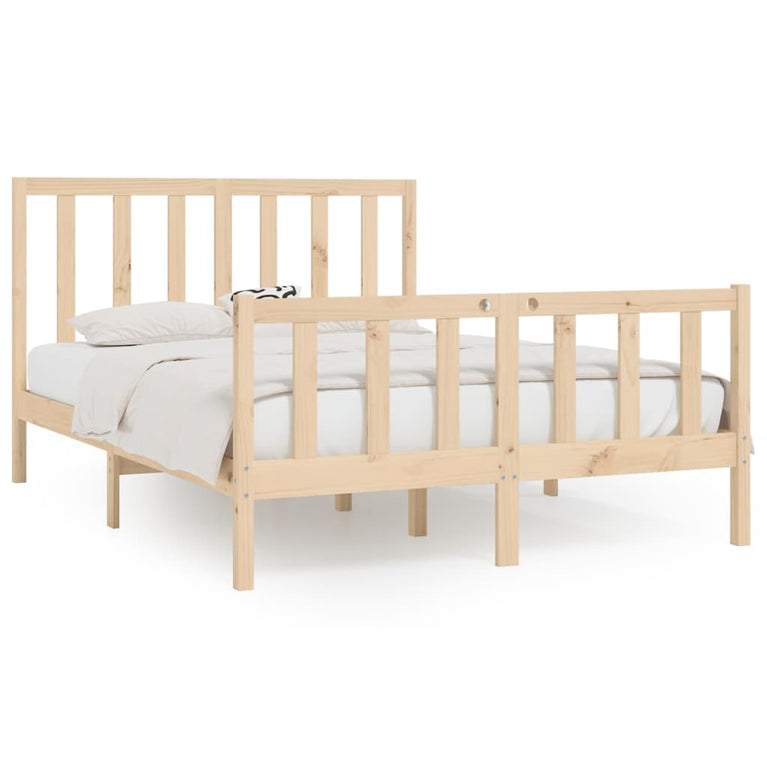 Bedframe massief hout 120x200 cm