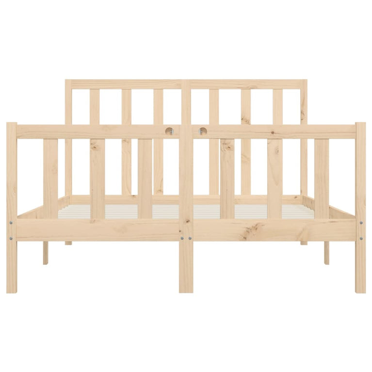 Bedframe massief hout 120x200 cm