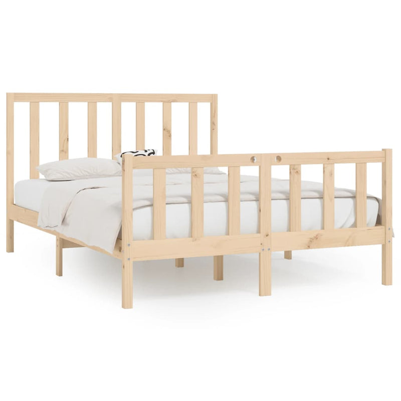 Bedframe massief hout 140x200 cm