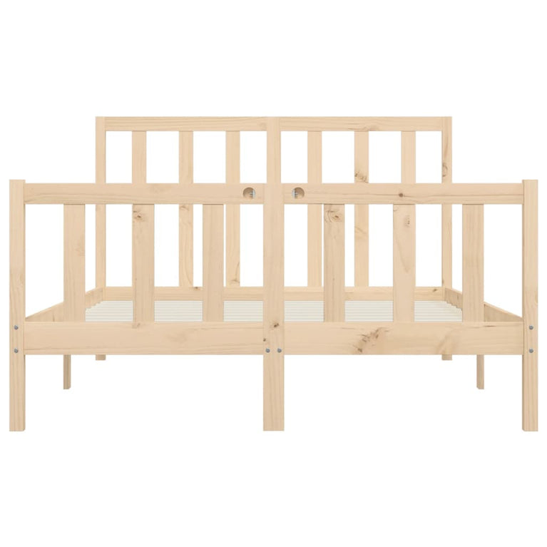 Bedframe massief hout 140x200 cm
