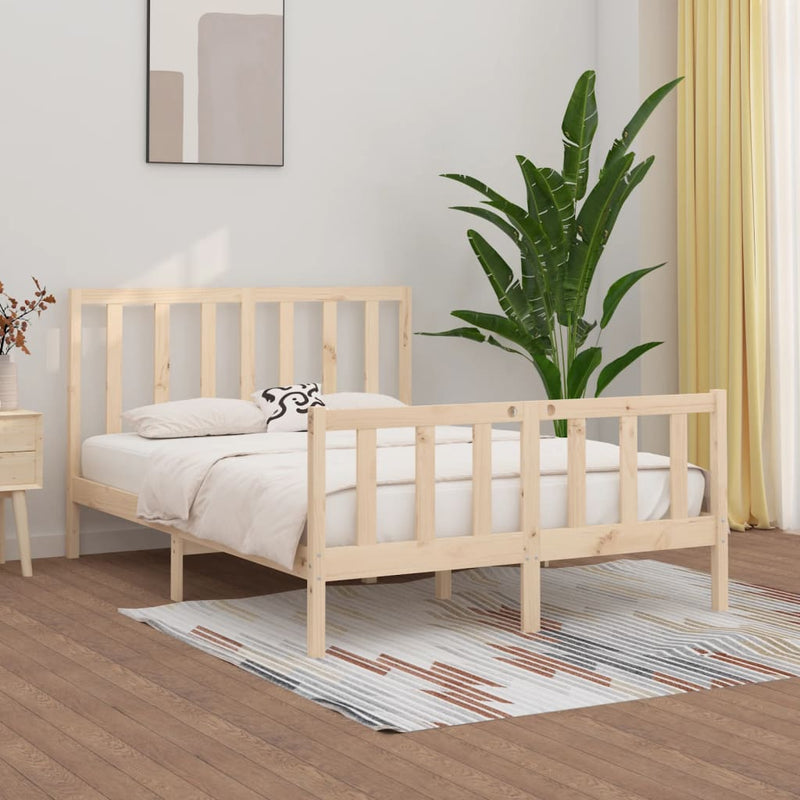 Bedframe massief hout 140x200 cm