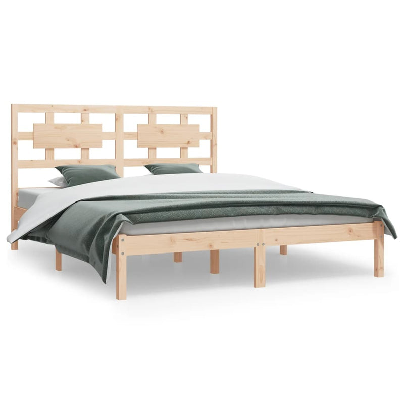 Bedframe massief grenenhout 180x200 cm Super King Size