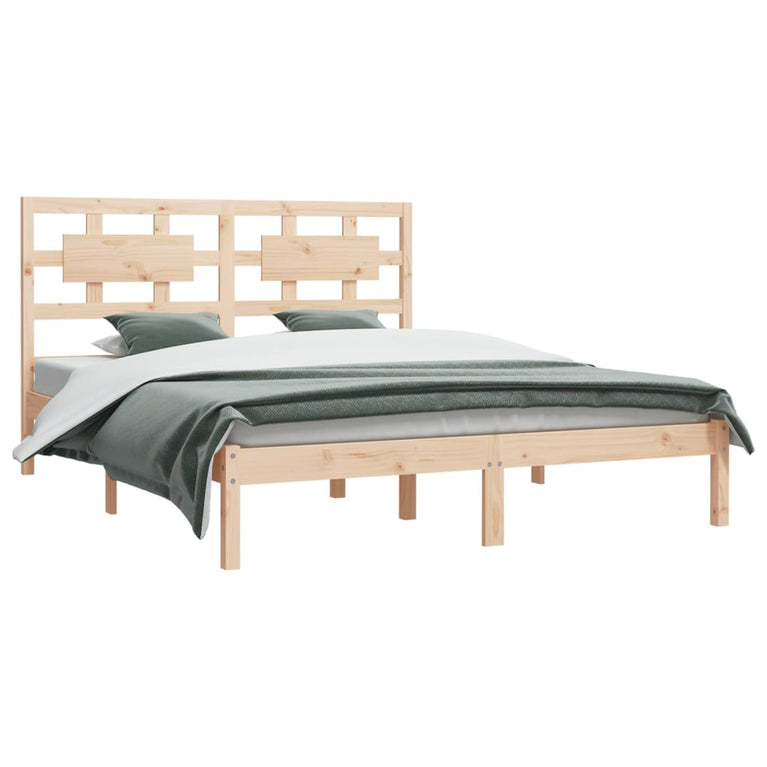 Bedframe massief grenenhout 180x200 cm Super King Size