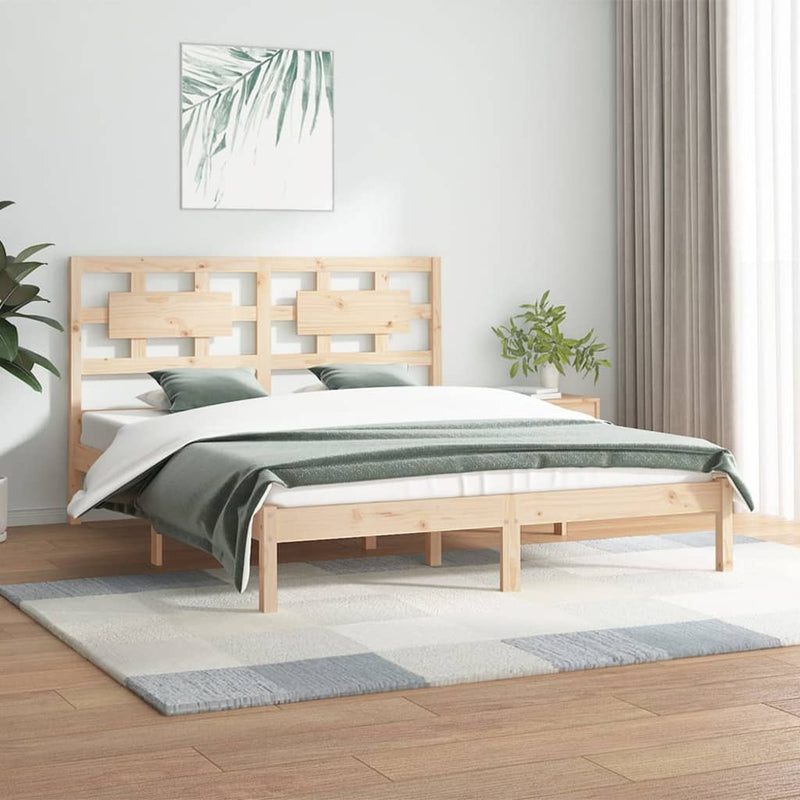 Bedframe massief grenenhout 180x200 cm Super King Size