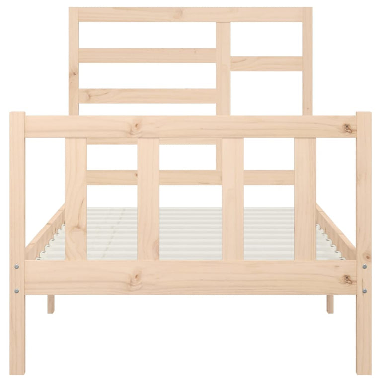 Bedframe massief grenenhout 90x200 cm