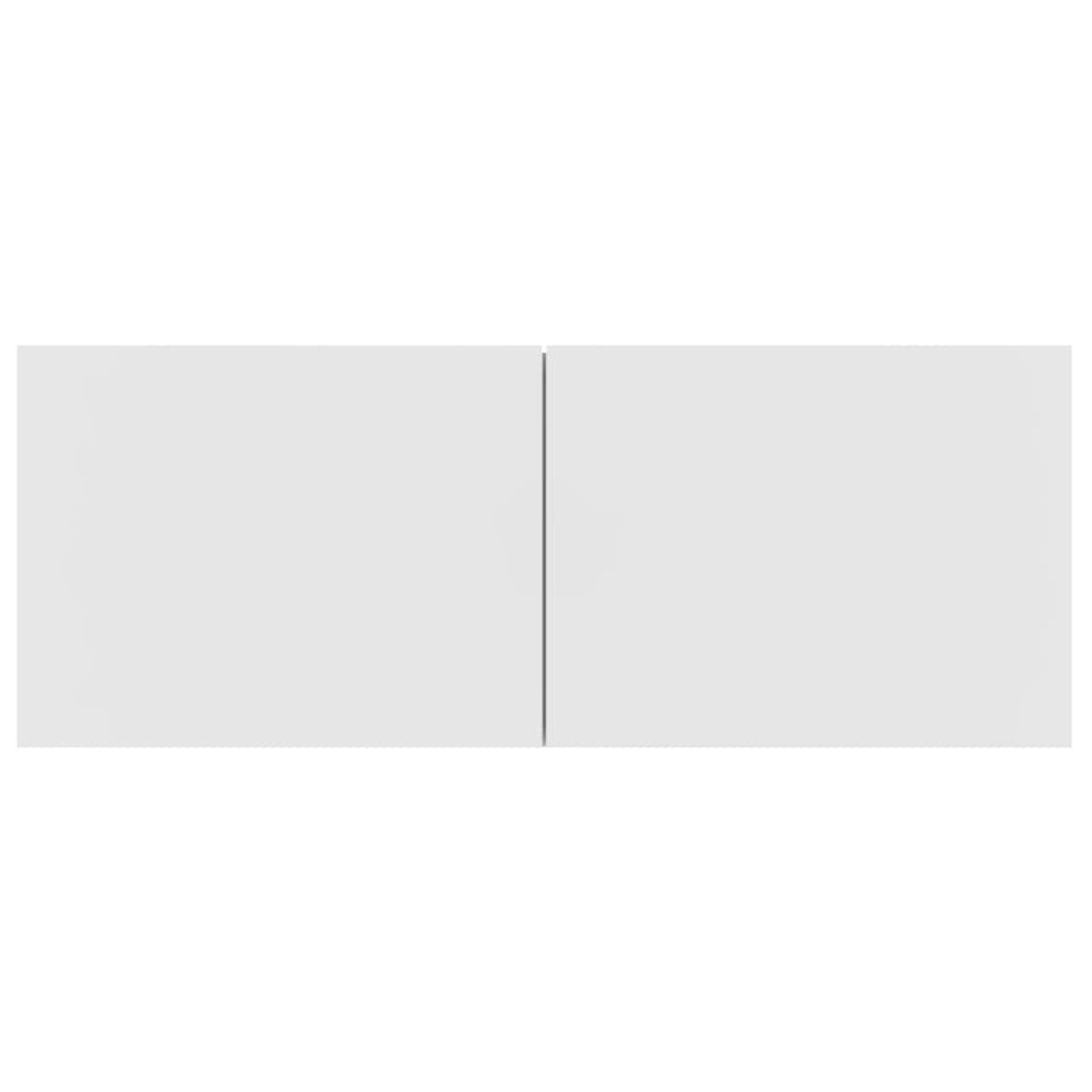 Tv-meubels 2 st 80x30x30 cm bewerkt hout wit MeubelReus