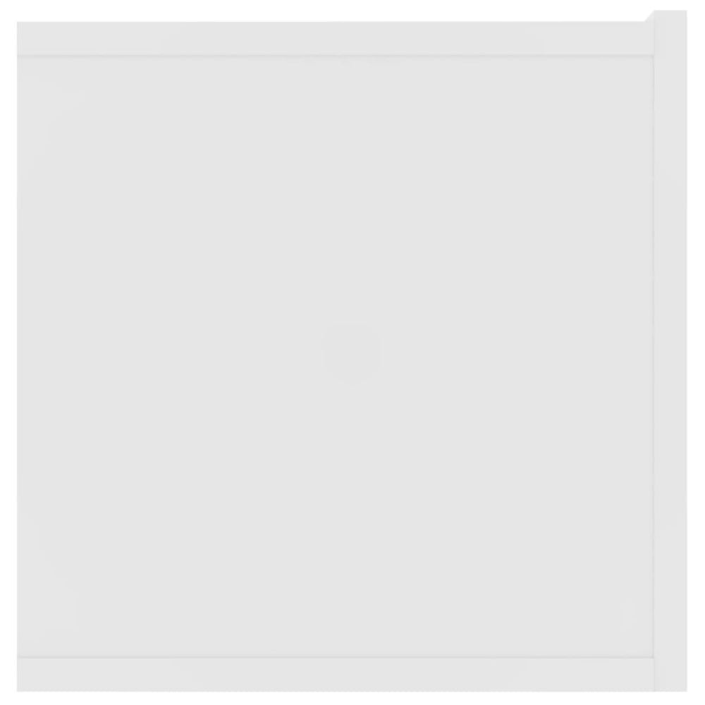 Tv-meubels 2 st 80x30x30 cm bewerkt hout wit MeubelReus