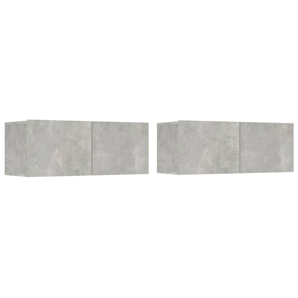 Tv-meubelen 2 st 80x30x30 cm bewerkt hout betongrijs MeubelReus