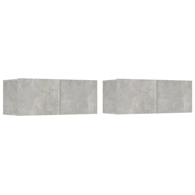 Tv-meubelen 2 st 80x30x30 cm bewerkt hout betongrijs MeubelReus