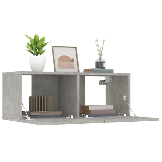 Tv-meubelen 2 st 80x30x30 cm bewerkt hout betongrijs MeubelReus