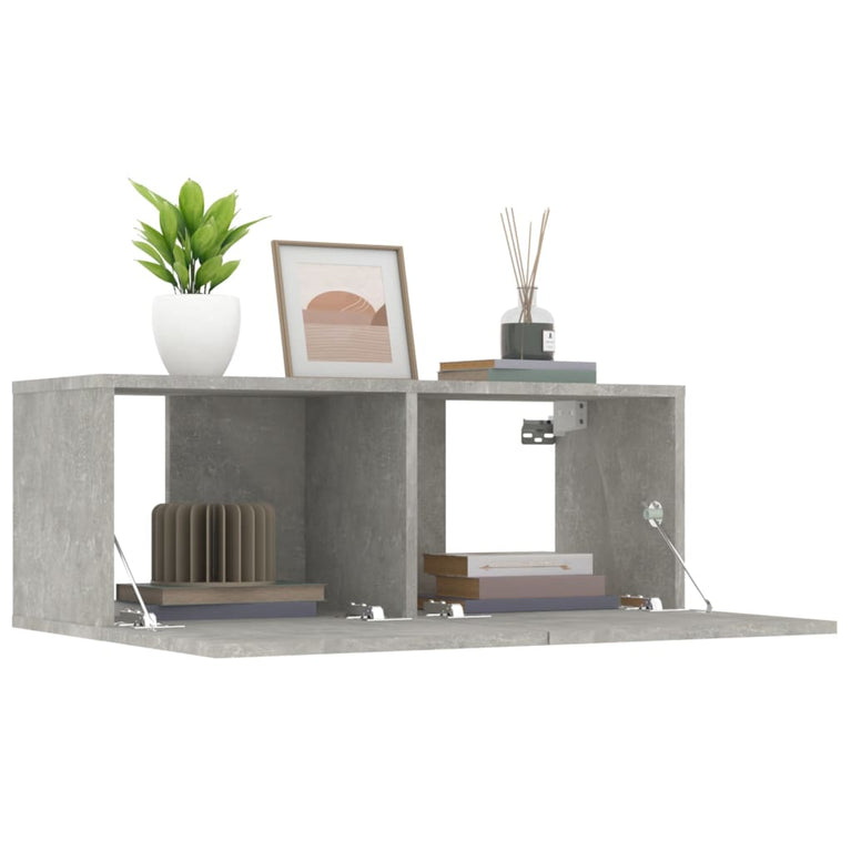 Tv-meubelen 2 st 80x30x30 cm bewerkt hout betongrijs MeubelReus